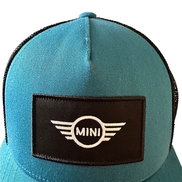 Mini Cooper BMW Vehicle Trucker Mesh Hat tags removed still new never worn - Picture 2 of 8